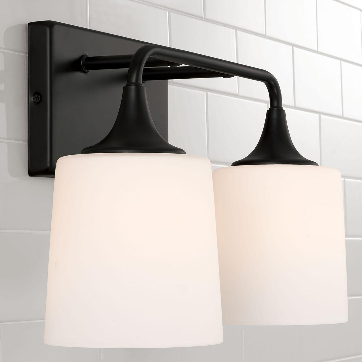 Capital Lighting 148921MB-541 Presley 2 Light Vanity Matte Black