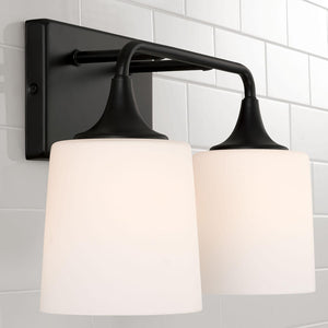 Capital Lighting 148921MB-541 Presley 2 Light Vanity Matte Black