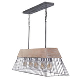 Capital Lighting 835051UW Russell 5 Light Island Urban Wash