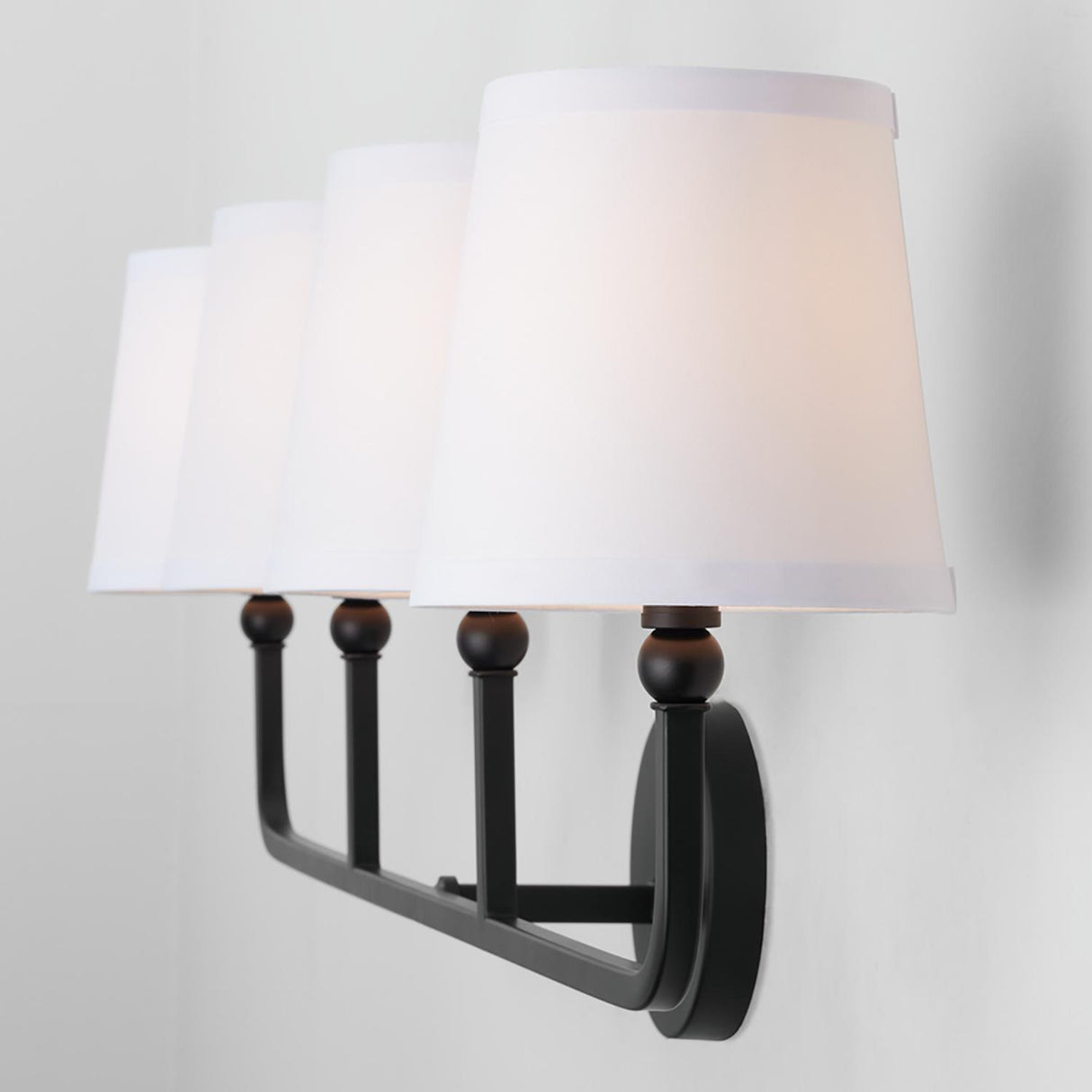 Capital Lighting 119341MB-674 Dawson 4 Light Vanity Matte Black