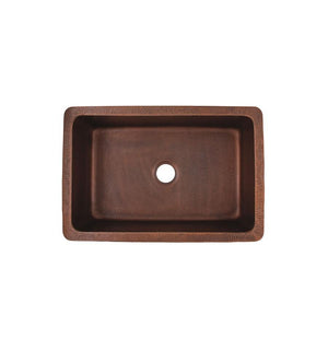Thompson Traders Lucca Antique Copper Kitchen Sink Quiroga KSA-3322AH Antique Copper
(Hammered)