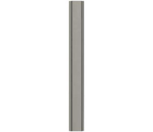 Amerock Cabinet Pull Satin Nickel 3-3/4 inch (96 mm) Center-to-Center Status 1 Pack Drawer Pull Cabinet Handle Cabinet Hardware