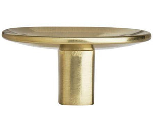 Amerock Cabinet Knob Golden Champagne 1-9/16 inch (40 mm) Diameter Concentric 1 Pack Drawer Knob Cabinet Hardware