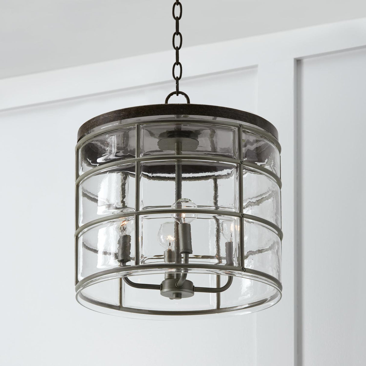 Capital Lighting 329441UG Colby 4 Light Pendant Urban Grey