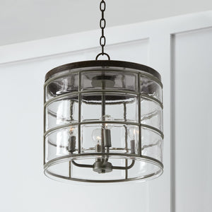 Capital Lighting 329441UG Colby 4 Light Pendant Urban Grey
