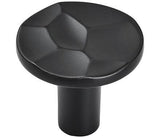 Amerock Cabinet Knob Matte Black 1-3/16 inch (30 mm) Diameter Kamari 1 Pack Drawer Knob Cabinet Hardware