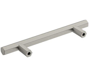 Amerock Cabinet Pull Satin Nickel 3-3/4 inch (96 mm) Center-to-Center Caliber 1 Pack Drawer Pull Cabinet Handle Cabinet Hardware