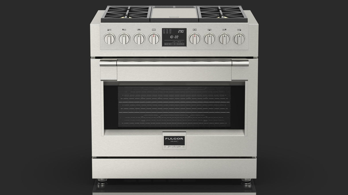 Fulgor Milano Sofia 36-inch Dual Fuel Range — F6PDF364GS1