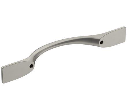 Amerock Cabinet Pull Satin Nickel 3-3/4 inch (96 mm) Center-to-Center Uprise 1 Pack Drawer Pull Cabinet Handle Cabinet Hardware