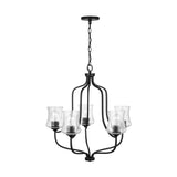 Capital Lighting 439251MB-499 Reeves 5 Light Chandelier Matte Black