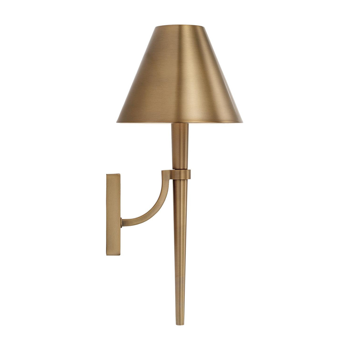 Capital Lighting 645911AD Holden 1 Light Sconce Aged Brass