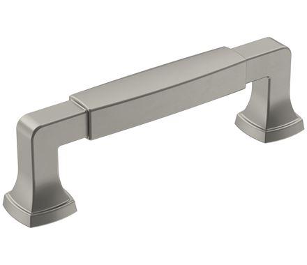 Amerock BP36887G10 Stature Cabinet Pull, 3-3/4 in (96 mm) Center-to-Center, Satin Nickel