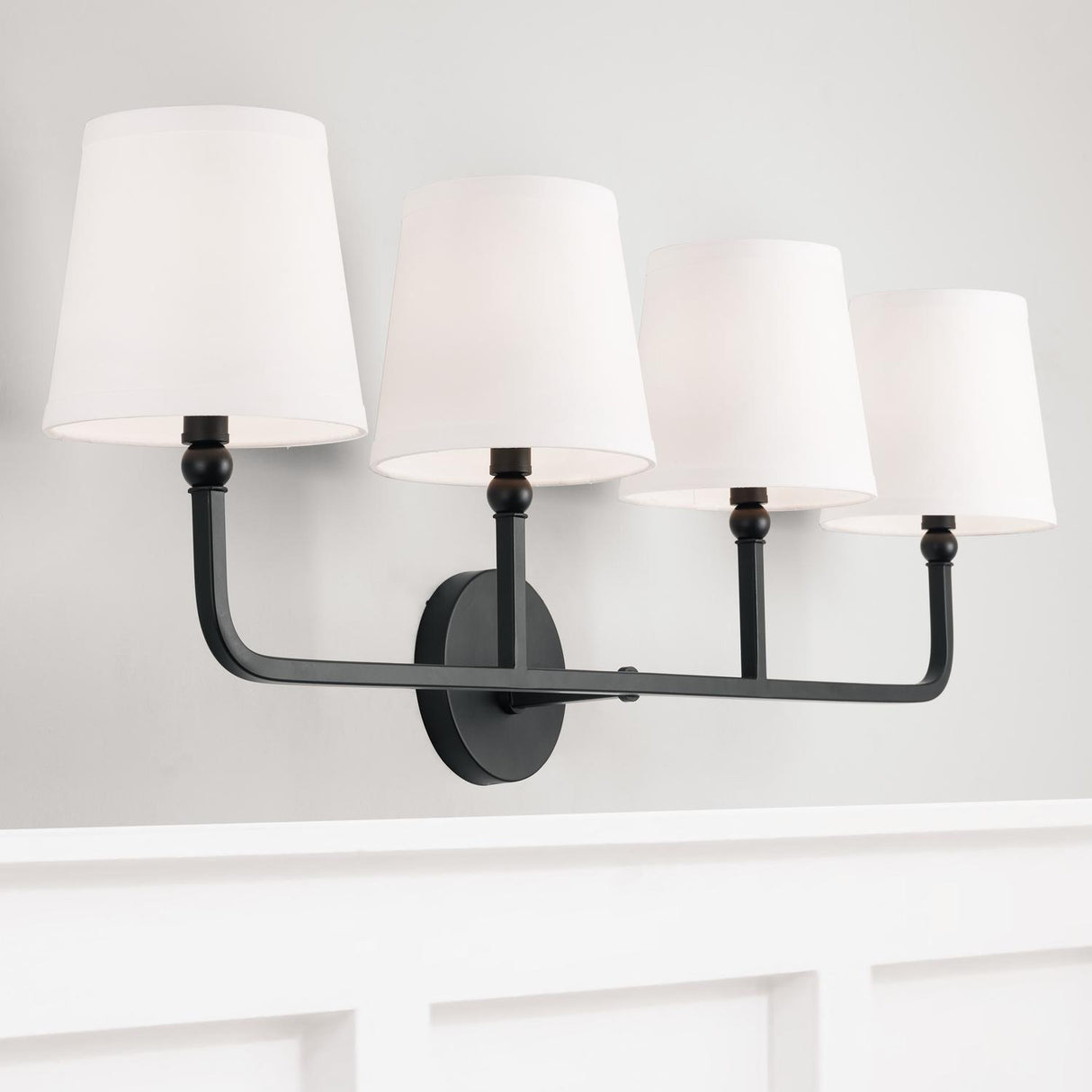 Capital Lighting 119341MB-674 Dawson 4 Light Vanity Matte Black