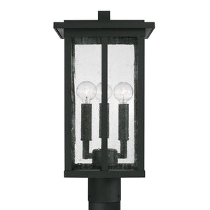 Capital Lighting 943835BK Barrett 3 Light Outdoor Post Lantern Black