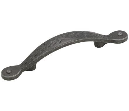 Amerock Cabinet Pull Wrought Iron Dark 3 inch (76 mm) Center to Center Nature's Splendor 1 Pack Drawer Pull Drawer Handle Cabinet Hardware