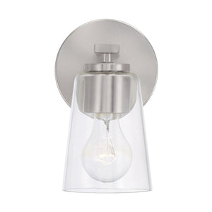 Capital Lighting 648611BN-537 Portman 1 Light Sconce Brushed Nickel