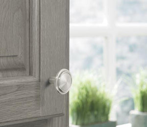 Amerock Cabinet Knob Satin Nickel 1-1/4 inch (32 mm) Diameter Everyday Heritage 1 Pack Drawer Knob Cabinet Hardware