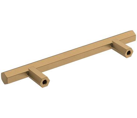 Amerock Cabinet Pull Champagne Bronze 3-3/4 inch (96 mm) Center-to-Center Caliber 1 Pack Drawer Pull Cabinet Handle Cabinet Hardware