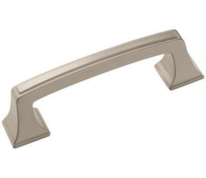 Amerock Cabinet Pull Satin Nickel 3 inch (76 mm) Center to Center Mulholland 1 Pack Drawer Pull Drawer Handle Cabinet Hardware