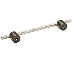 Amerock Cabinet Pull Matte Black/Polished Nickel 6-5/16 inch (160 mm) Center to Center Transcendent 1 Pack Drawer Pull Drawer Handle Cabinet Hardware