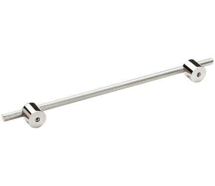 Amerock Cabinet Pull Polished Nickel 10-1/16 inch (256 mm) Center to Center Transcendent 1 Pack Drawer Pull Drawer Handle Cabinet Hardware