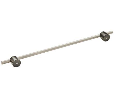Amerock Cabinet Pull Matte Black/Silver Champagne 12-5/8 inch (320 mm) Center to Center Transcendent 1 Pack Drawer Pull Drawer Handle Cabinet Hardware