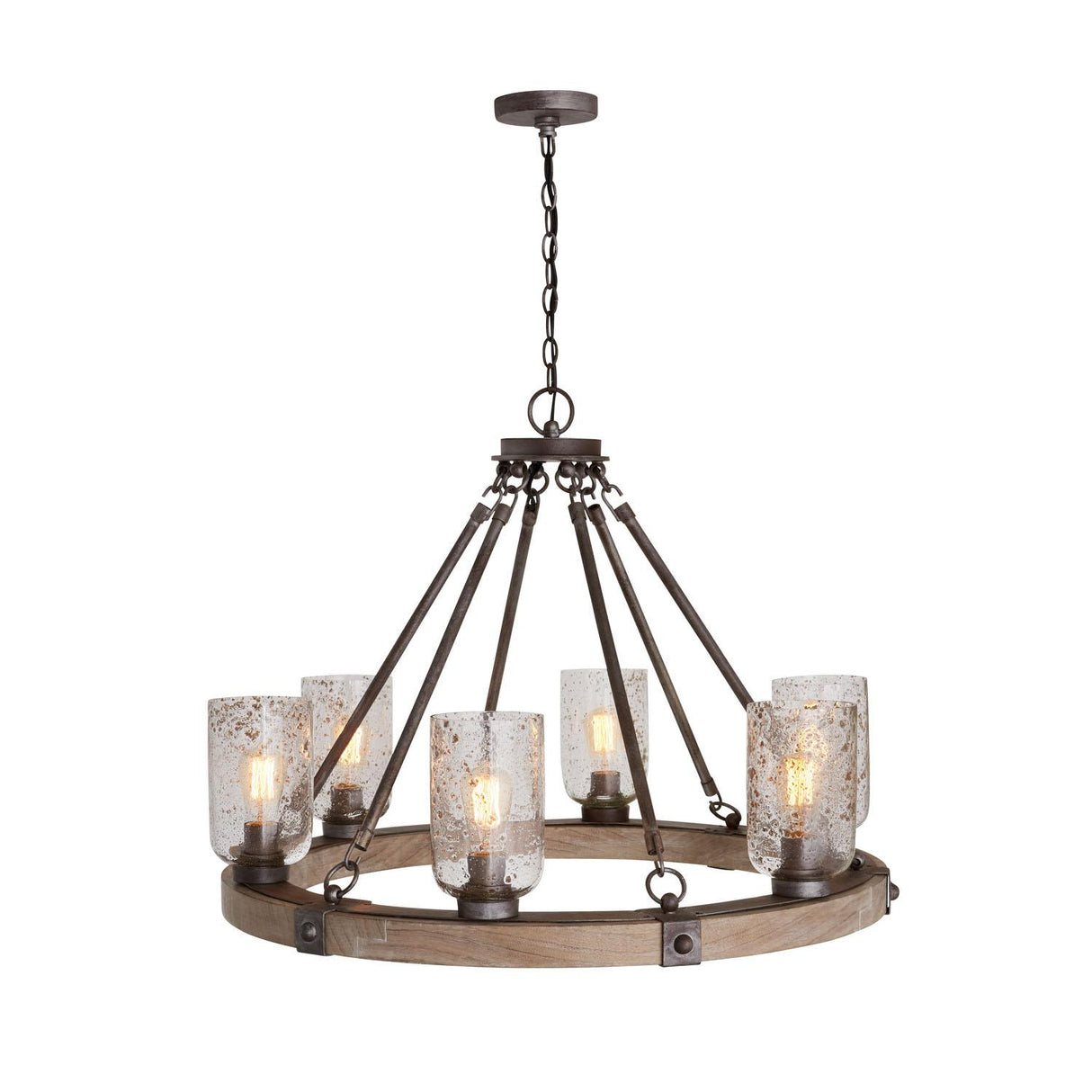 Capital Lighting 434961UW-482 Nolan 6 Light Chandelier Urban Wash