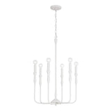 Capital Lighting 450361XW Paloma 6 Light Chandelier Textured White