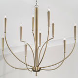 Capital Lighting 445901AD Holden 10 Light Chandelier Aged Brass