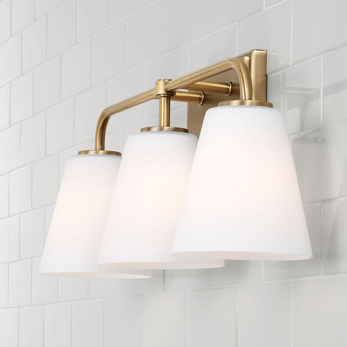 Capital Lighting 149431AD-543 Brody 3 Light Vanity Aged Brass