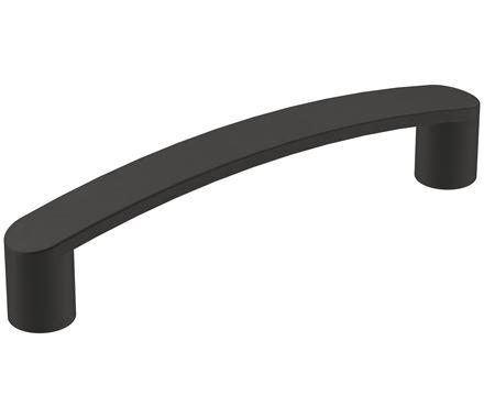 Amerock Cabinet Pull Matte Black 3-3/4 inch (96 mm) Center-to-Center Rift 1 Pack Drawer Pull Cabinet Handle Cabinet Hardware