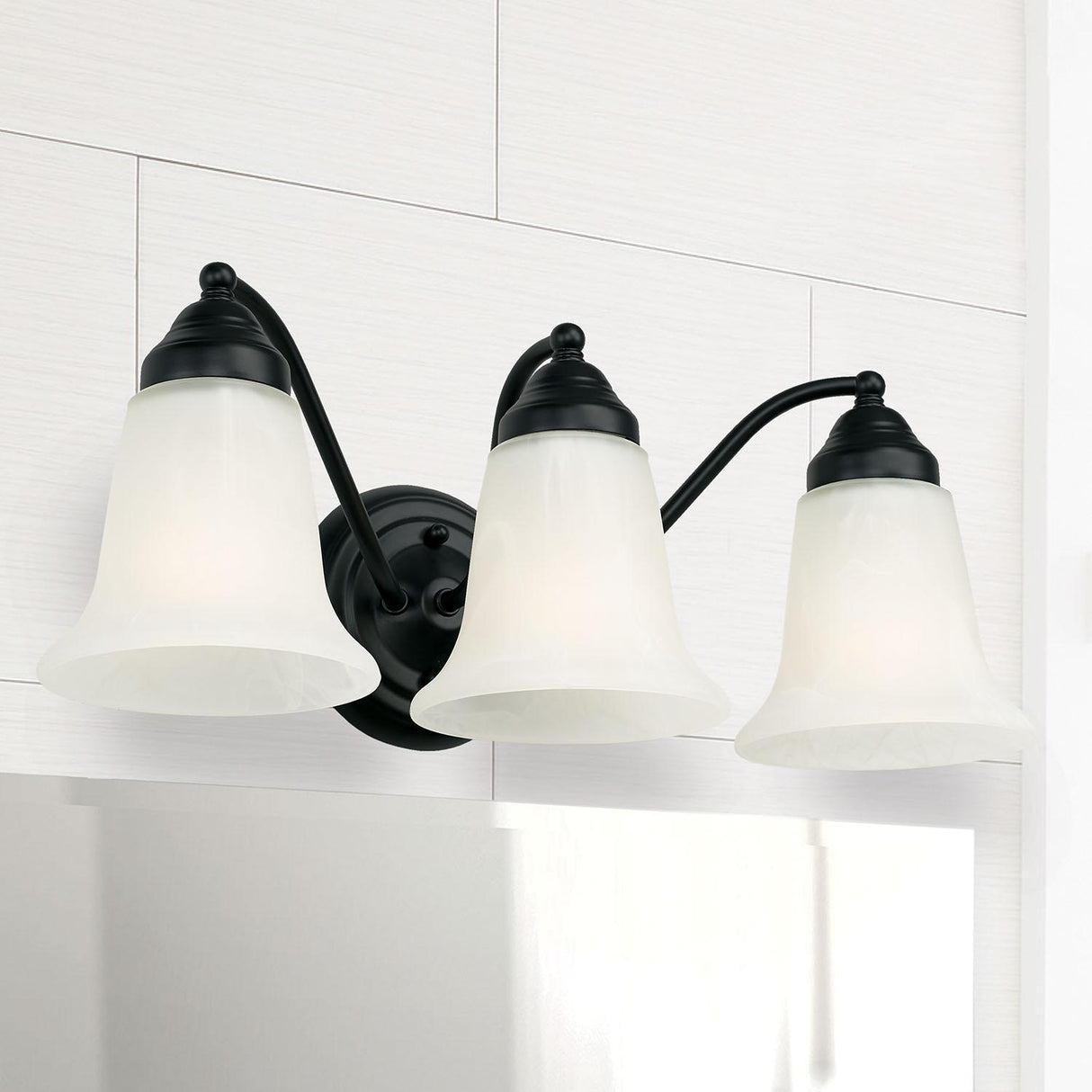 Capital Lighting 1363MB-117 Brady 3 Light Vanity Matte Black