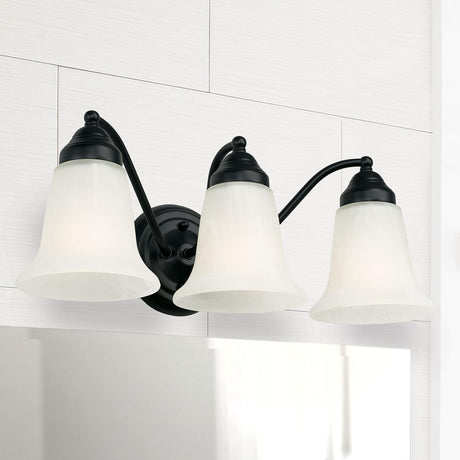 Capital Lighting 1363MB-117 Brady 3 Light Vanity Matte Black