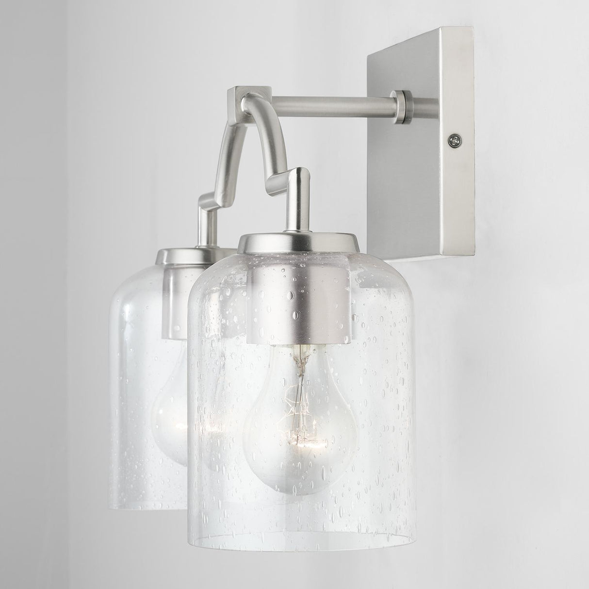 Capital Lighting 139321BN-500 Carter 2 Light Vanity Brushed Nickel