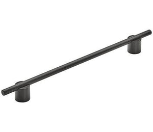Amerock Cabinet Pull Matte Black 10-1/16 inch (256 mm) Center to Center Transcendent 1 Pack Drawer Pull Drawer Handle Cabinet Hardware