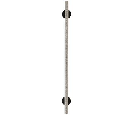 Amerock Cabinet Pull Matte Black/Polished Nickel 10-1/16 inch (256 mm) Center to Center Transcendent 1 Pack Drawer Pull Drawer Handle Cabinet Hardware