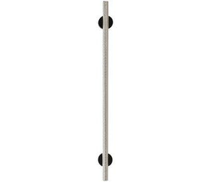 Amerock Cabinet Pull Matte Black/Polished Nickel 10-1/16 inch (256 mm) Center to Center Transcendent 1 Pack Drawer Pull Drawer Handle Cabinet Hardware