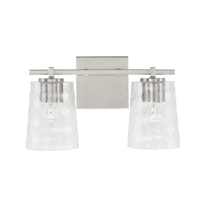 Capital Lighting 143521BN-517 Burke 2 Light Vanity Brushed Nickel