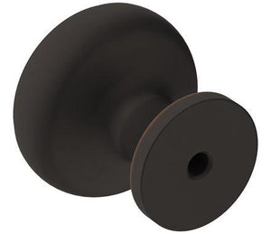 Amerock Cabinet Knob Oil Rubbed Bronze 1-1/8 inch (29 mm) Diameter Ville 1 Pack Drawer Knob Cabinet Hardware