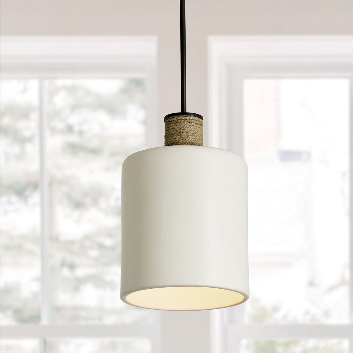 Capital Lighting 340611PW Destin 1 Light Pendant Dark Pewter