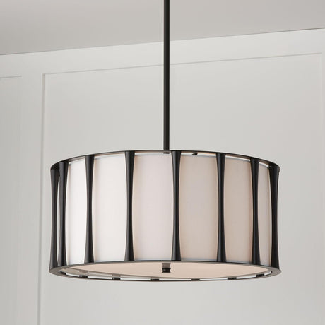 Capital Lighting 344641MB Bodie 4 Light Pendant Matte Black