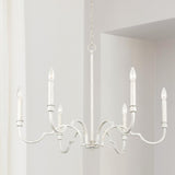 Capital Lighting 438561WW Demi 6 Light Chandelier Winter White