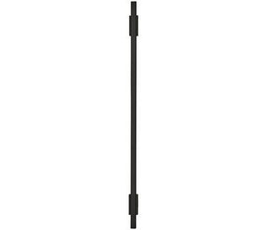 Amerock Cabinet Pull Matte Black/Matte Black 10-1/16 inch (256 mm) Center to Center Urbanite 1 Pack Drawer Pull Drawer Handle Cabinet Hardware
