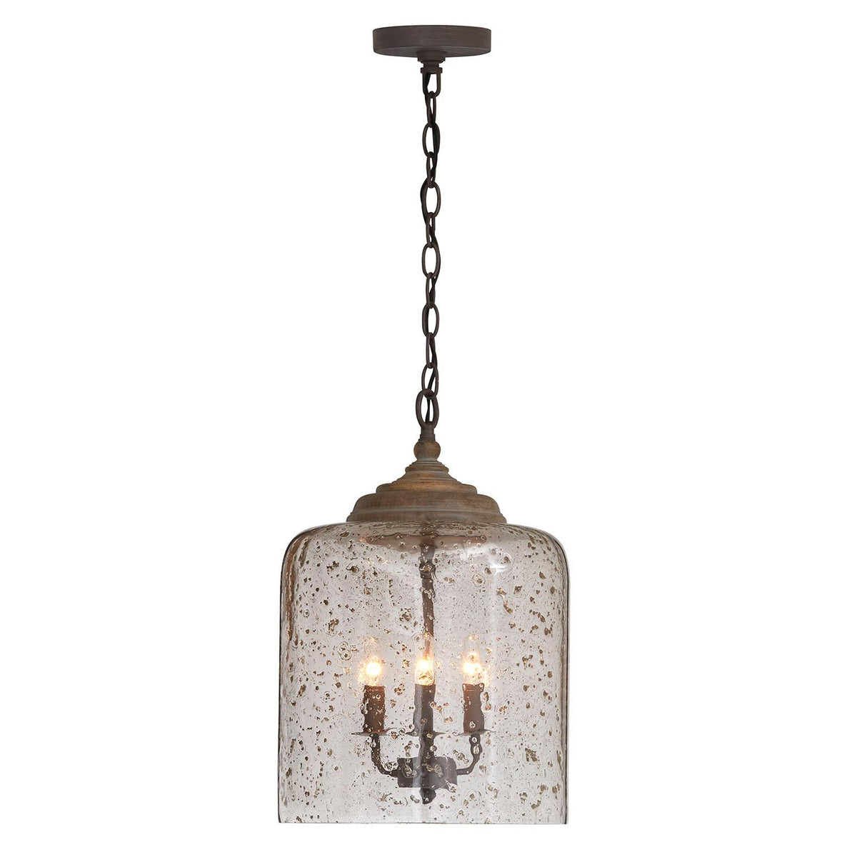 Capital Lighting 335242NG Tybee 3 Light Pendant Nordic Grey