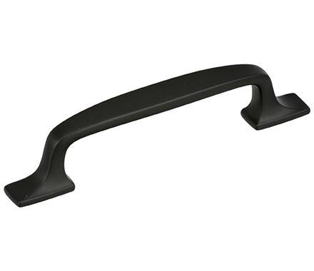 Amerock Cabinet Pull Black Bronze 3-3/4 inch (96 mm) Center to Center Highland Ridge 1 Pack Drawer Pull Drawer Handle Cabinet Hardware
