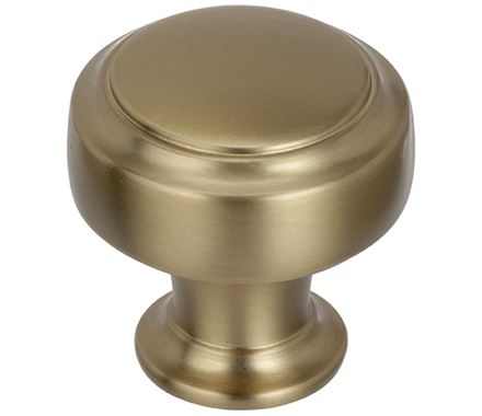 Amerock Cabinet Knob Golden Champagne 1-3/16 inch (30 mm) Diameter Highland Ridge 1 Pack Drawer Knob Cabinet Hardware