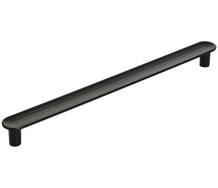 Amerock Cabinet Pull Matte Black 7-9/16 inch (192 mm) Center to Center Concentric 1 Pack Drawer Pull Drawer Handle Cabinet Hardware