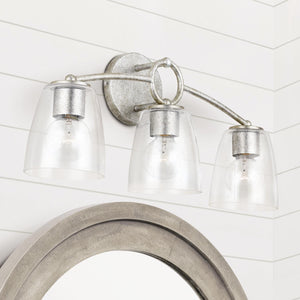 Capital Lighting 137931AS-488 Oran 3 Light Vanity Antique Silver