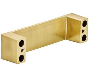 Amerock Cabinet Pull Brushed Gold 3-3/4 inch (96 mm) Center to Center Calathea 1 Pack Drawer Pull Drawer Handle Cabinet Hardware