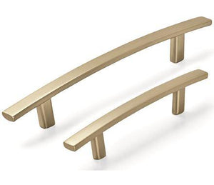 Amerock Cabinet Pull Golden Champagne 3 inch (76 mm) Center to Center Cyprus 1 Pack Drawer Pull Drawer Handle Cabinet Hardware